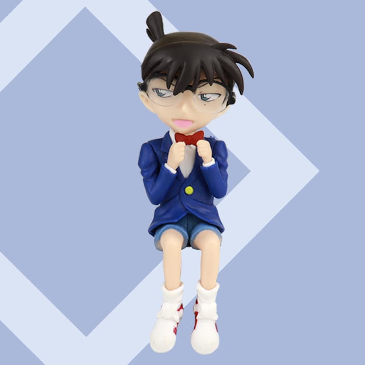 Conan car ornaments single sitting detective boy doll hand-made animation model children's birthday cake baking