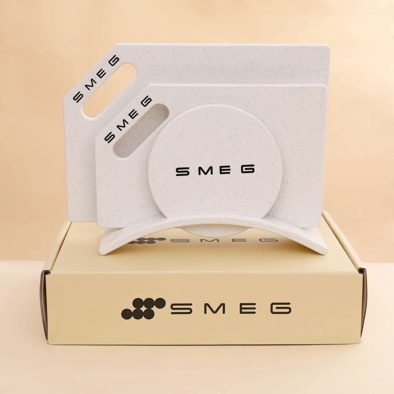 SMEG Food-Grade Marble Cutting Board Anti-Mold Kitchen Chopping Board High-End In Stock