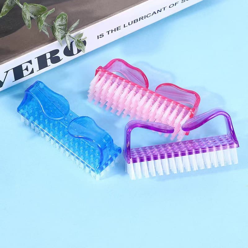 Large Nail Brush Cleaner Horn Brush Nail Plastic Dust Brush Nail Tool Large Horn Brush Wholesale