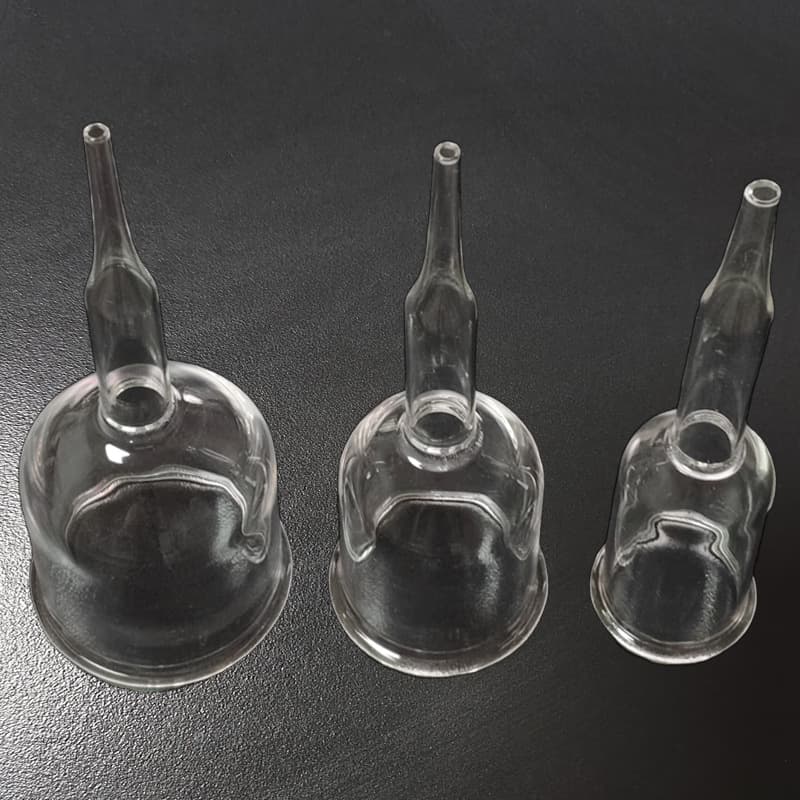 Beauty and Body Shaping Device Accessories Glass Cupping Jar Health Cupping Scraping Machine Sliding Cup Accessories