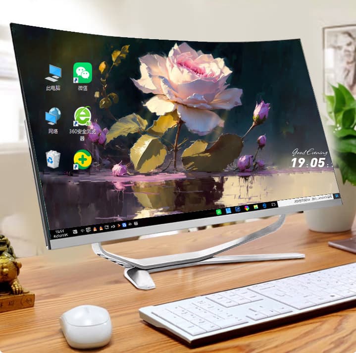 2026 New All-in-One Computer for Office, Cash Register, Online Classes, Gaming, i7 Desktop Home All-in-One PC Full Set