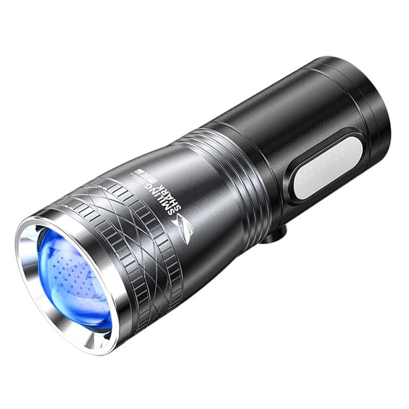 Smiling Shark Blue Light Lamp High-Power Charging Specialized for Wild Fishing Bright Super Bright Fishing Lamp Night Fishing Light