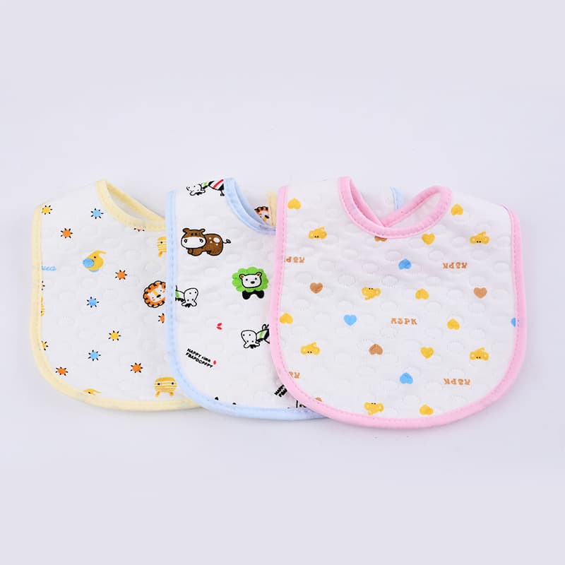 Baby U-Shaped Bib Children's Drool Bib Saliva Towel Bib Drool Bib Anti-Spit-Up Unisex Kids Eating Bib