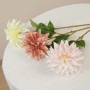 Simulation Dahlia Chrysanthemum Peony Home Decoration Floral Arrangement Wedding Decoration Artificial Flower Accessories Wholesale
