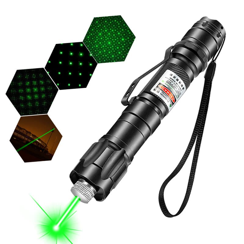 Cross-border long-range rechargeable laser flashlight, infrared sales model, coach pointing pen, starry sky laser light