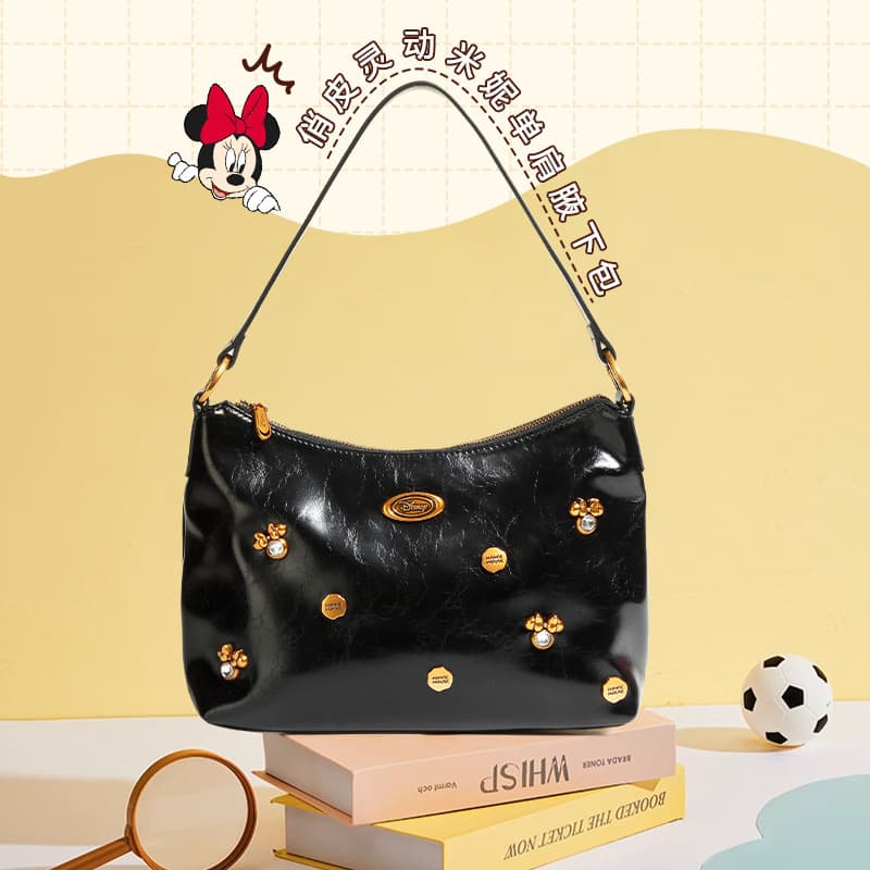 Disney Playful and Chic Large Capacity Women's Fashion Mickey Shoulder Bag 329