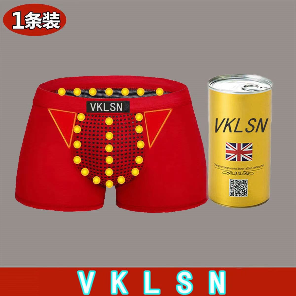 Factory Direct Health Underwear British Guard Magnetic Underwear Men's Boxer Briefs New TikTok Live Stream Model