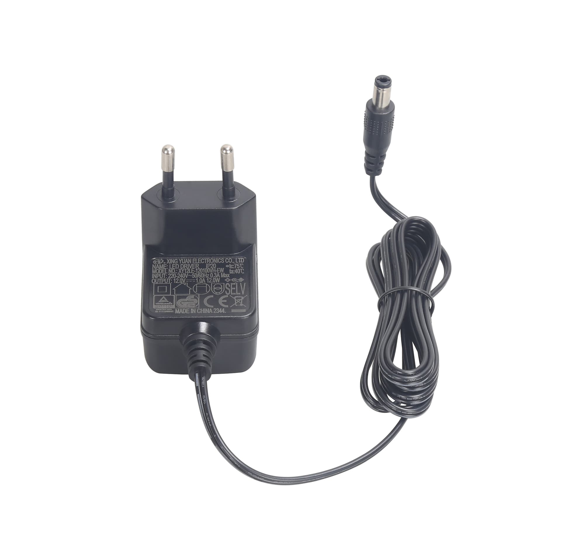 [CE/GS Certified] 12W European Standard Switching Power Supply IP20/IP44 Energy Saving Certification