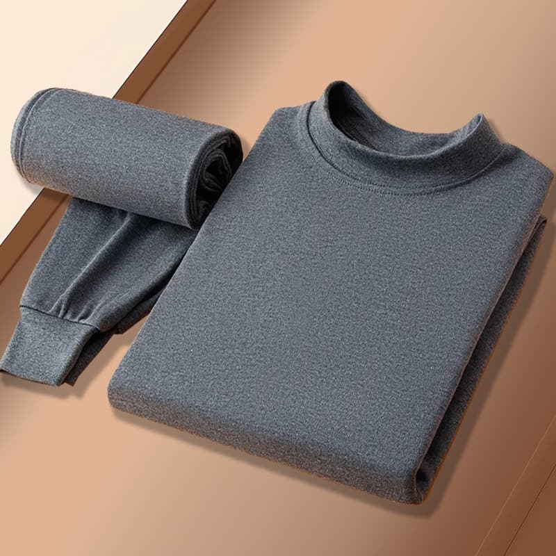 100% Cotton Thermal Underwear Set for Men and Women, Pure Cotton Long Johns, Base Layer for Middle-aged and Elderly