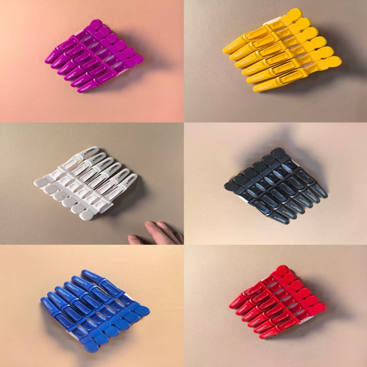 Professional Hair Styling Alligator Clips, Long Beak Clips, Large Duckbill Clips for Dyeing, Perming, Sectioning, and Positioning