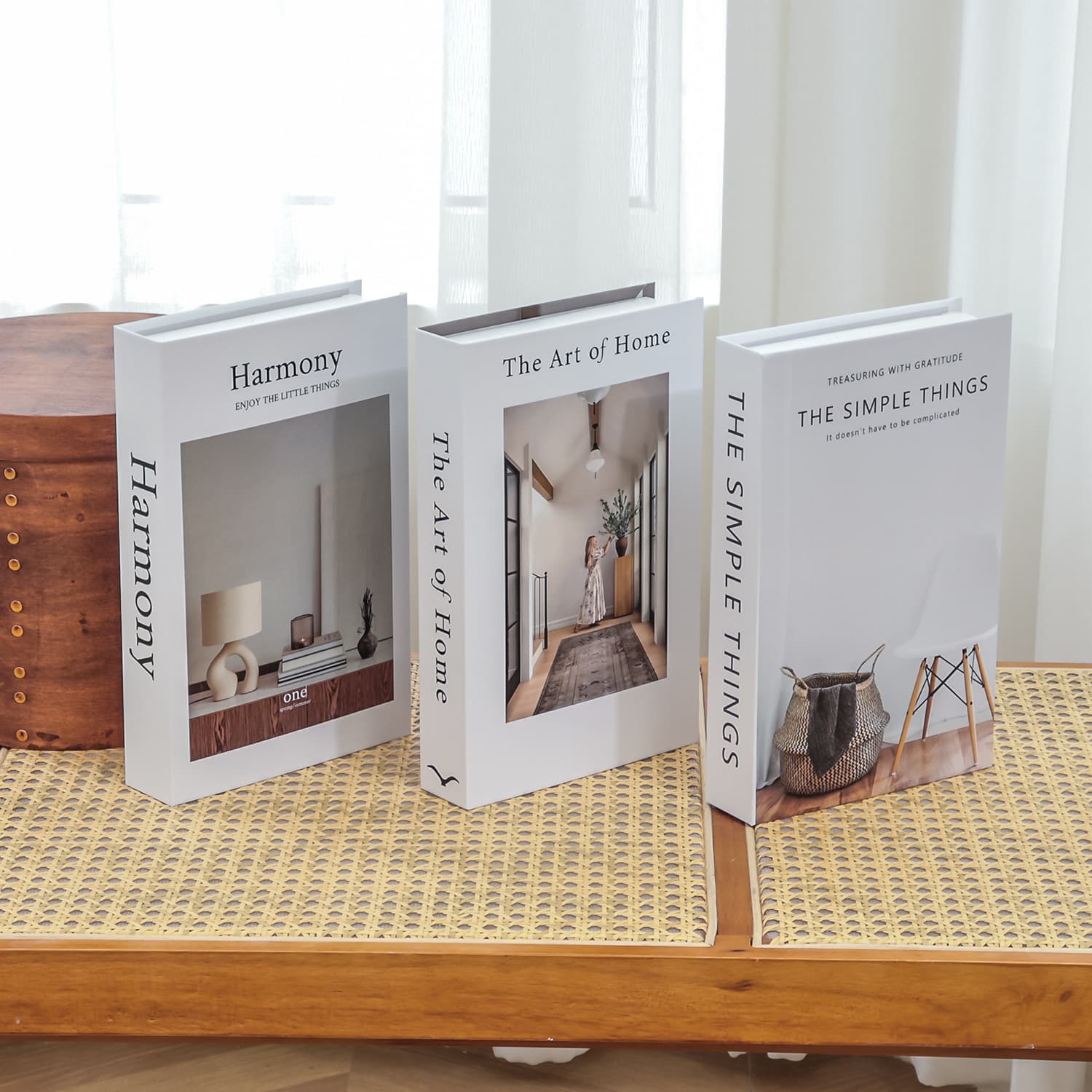 Minimalist Nordic Home Decorative Fake Books for Coffee Table, Interior Design Magazine Styling, Desktop Ornament Books