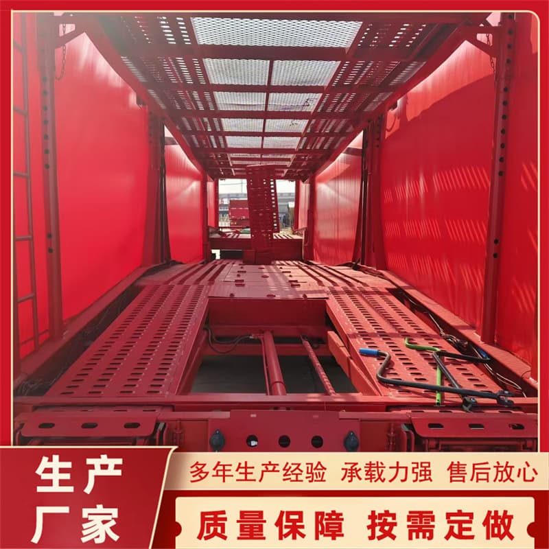 Export car carrier, 6-position vehicle transport vehicle, center-axle vehicle transfer vehicle, can transport 6 or 8 positions