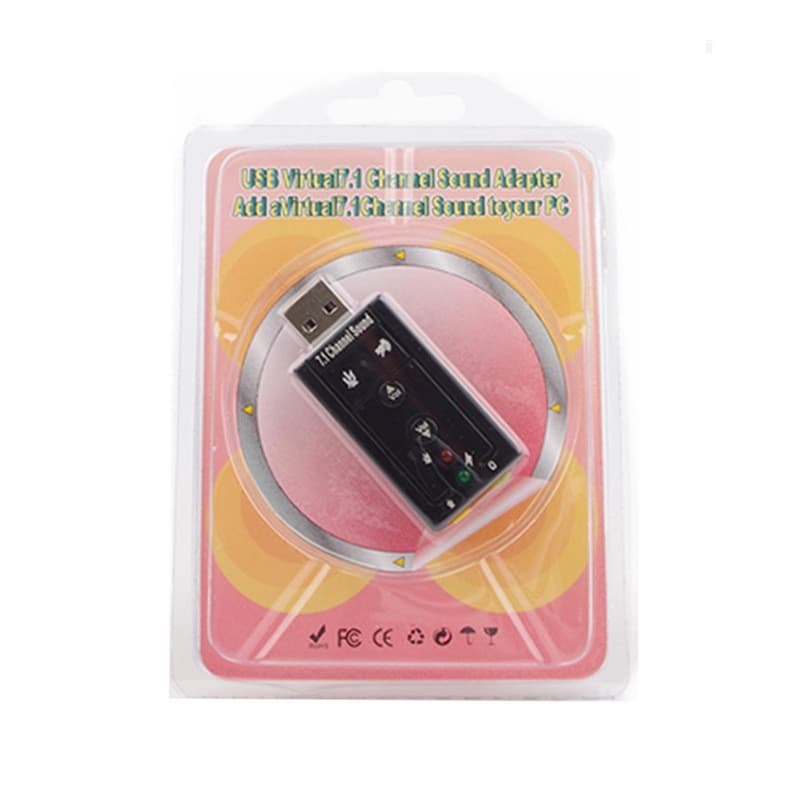 7.1 USB External Independent Button Sound Card, C-Media CM108, Creative 8738, Computer Sound Card