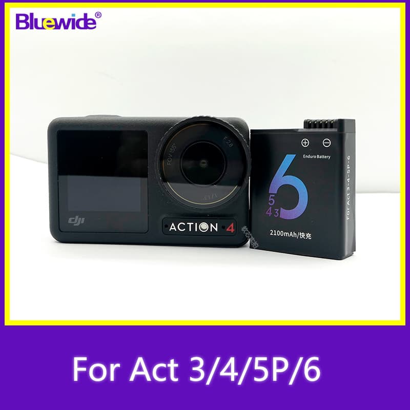 Compatible with DJI Action 6 Battery Osmo 360 Action5 Pro/4/3 Action Camera Battery
