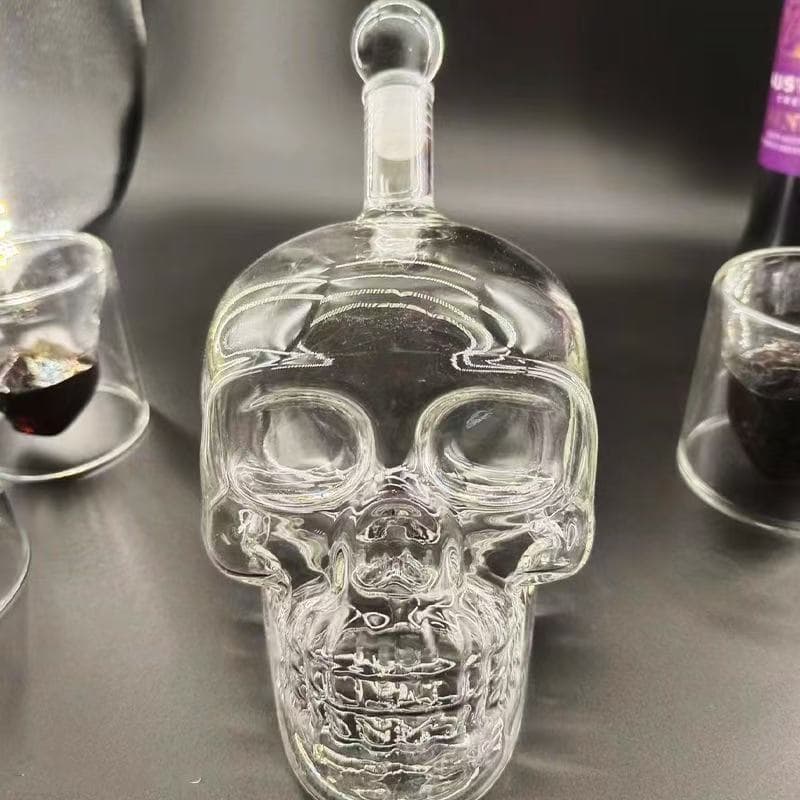 Skull decanter Skull set Whiskey decanter Skull bottle Skull cup cross-border product