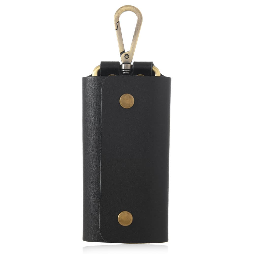 Minimalist Creative Retro Genuine Leather Key Holder for Men and Women, Stylish Waist Clip, Mini Key Organizer for Home Use
