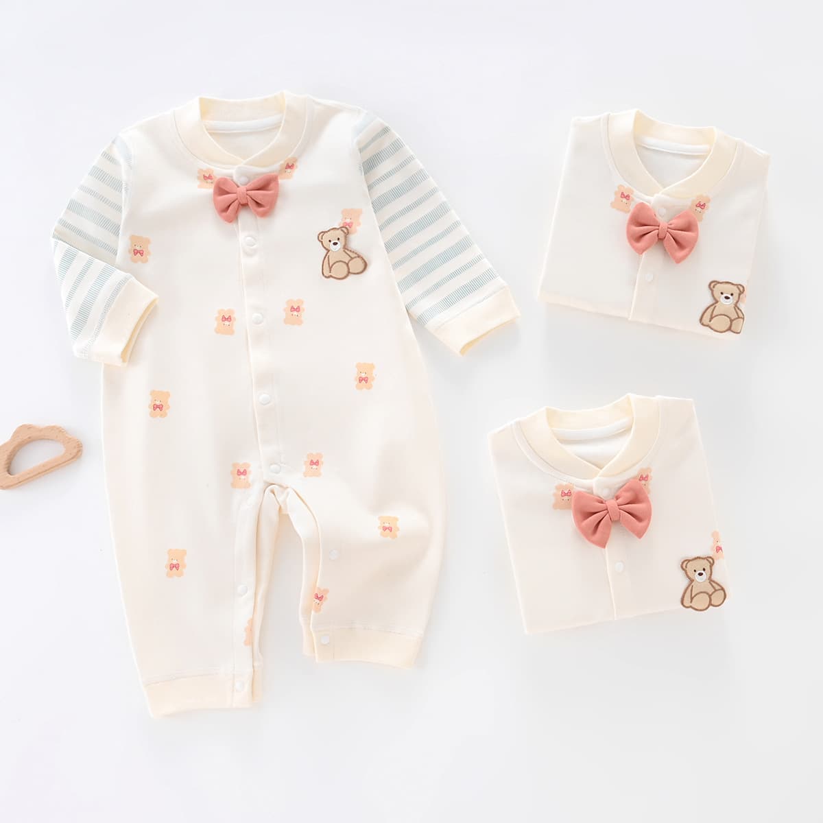 Baby Soft Velour Romper, Seamless, Class A Cotton, Suitable for Spring, Autumn, Winter, Cute Casual Newborn 0-1 Year Crawling Suit
