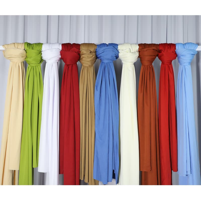 New Wedding Double-sided Stretch Milk Silk Fabric for Stage Backdrop, Ceiling Drapes, and Wave Decorations with Extra Thickness