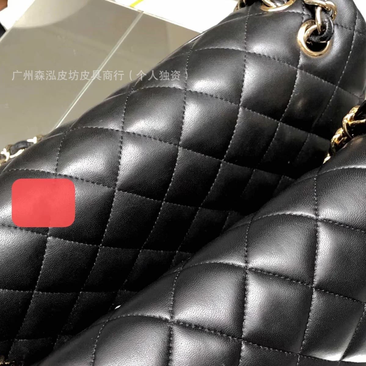 Diamond Quilted Chain Flap Bag Shoulder Crossbody Women's Bag 19bag Lambskin Pebble Grain CF Mini Square Fat 25bag