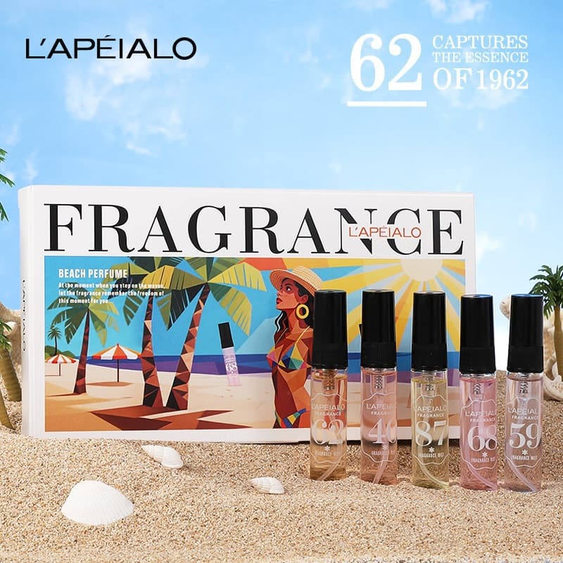 Cross-border Brazilian Brand Perfume Sample Women's Hair and Body Spray Beach Digital Perfume Long-lasting Fragrance