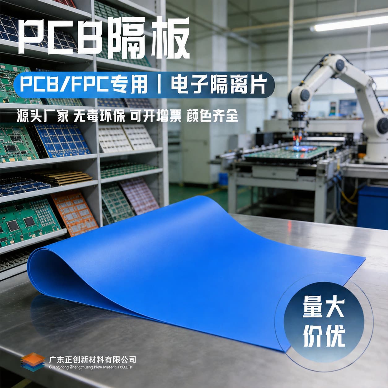 Double-sand PP sheet for circuit board partitions｜PCB/FPC separation｜Supports customized processing double-sand anti-scratch