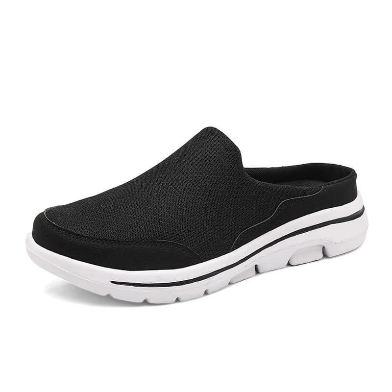 Men's Mules 2025 Cross-Border New Style Closed-Toe Slippers Summer Breathable Lazy Shoes Slip-On Casual Sneakers