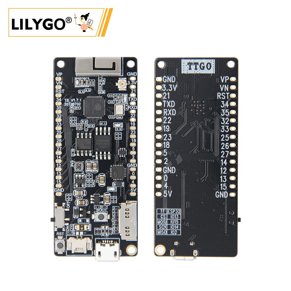 TTGO T8 V1.7 WiFi Bluetooth ESP32 WROVER 4MB FLASH 8MB PSRAM Electronic Module