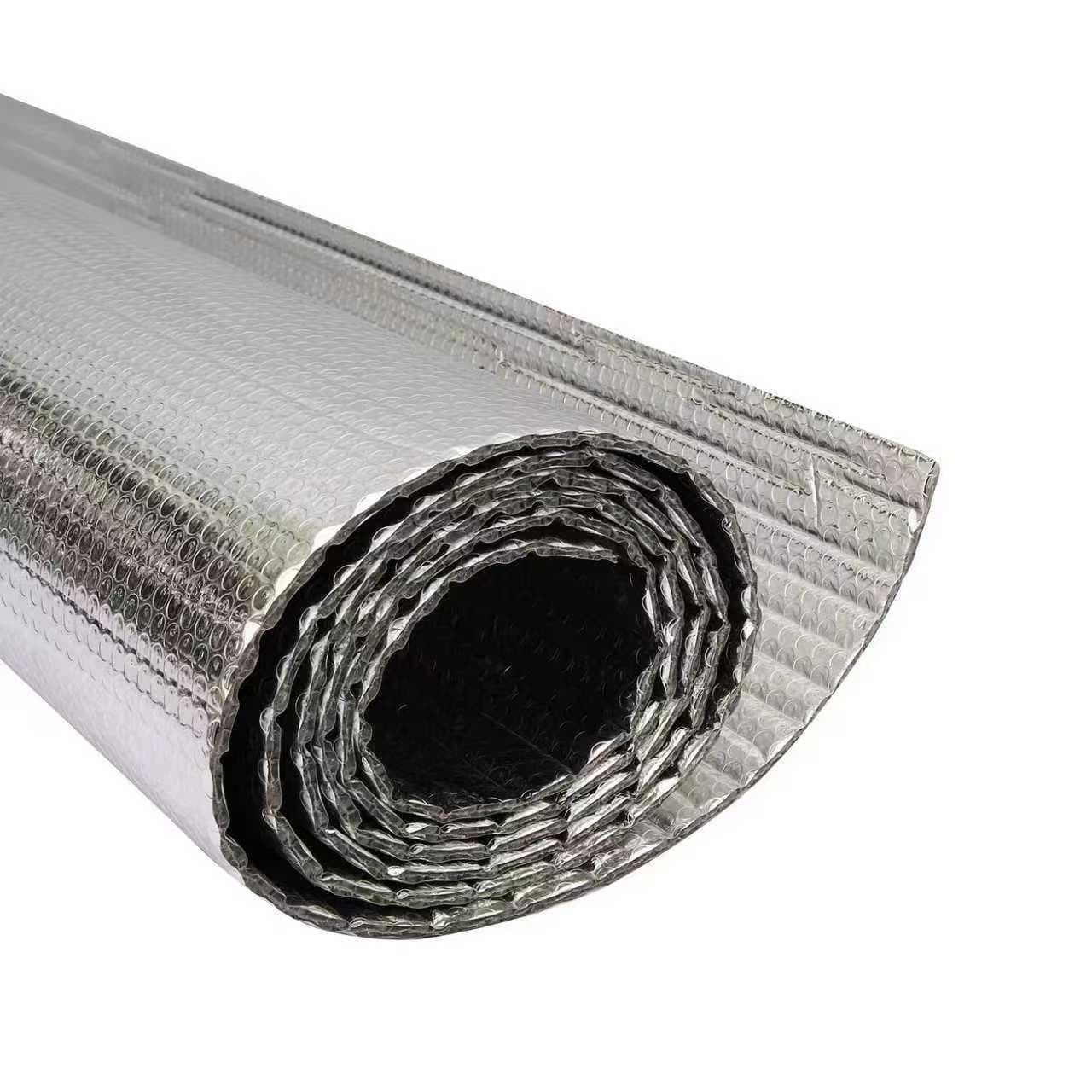 Roof insulation panels, attic thermal materials, sunroom shade cloth, double-sided aluminum-coated thermal bubble foil