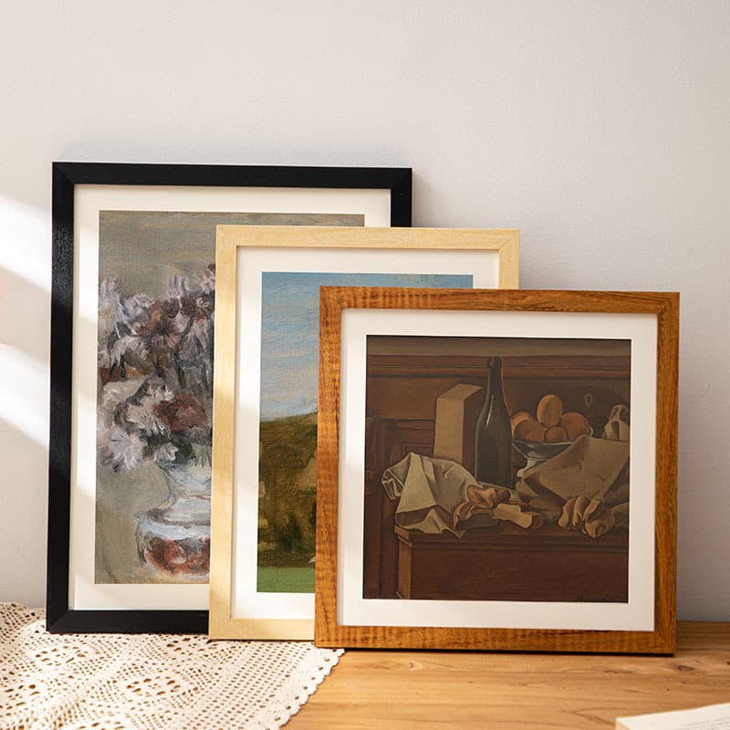 Custom Solid Wood Picture Frame for Wall Mounting, 24x Any Size, A4, 8K, A3, Photo Frame, Empty Frame