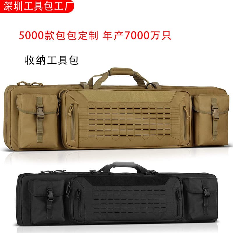 Tactical Outdoor Portable Gun Bag Large Capacity Storage Shoulder Tote Bag for Field Use