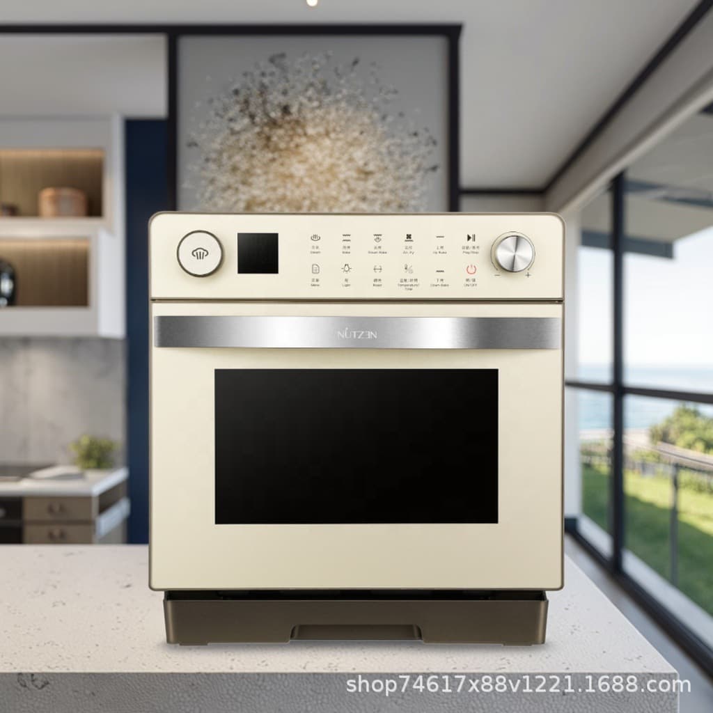 Fulai Bear Commercial Baking Electric Oven 1950W Timer Multi-function Mini Full-view Oven