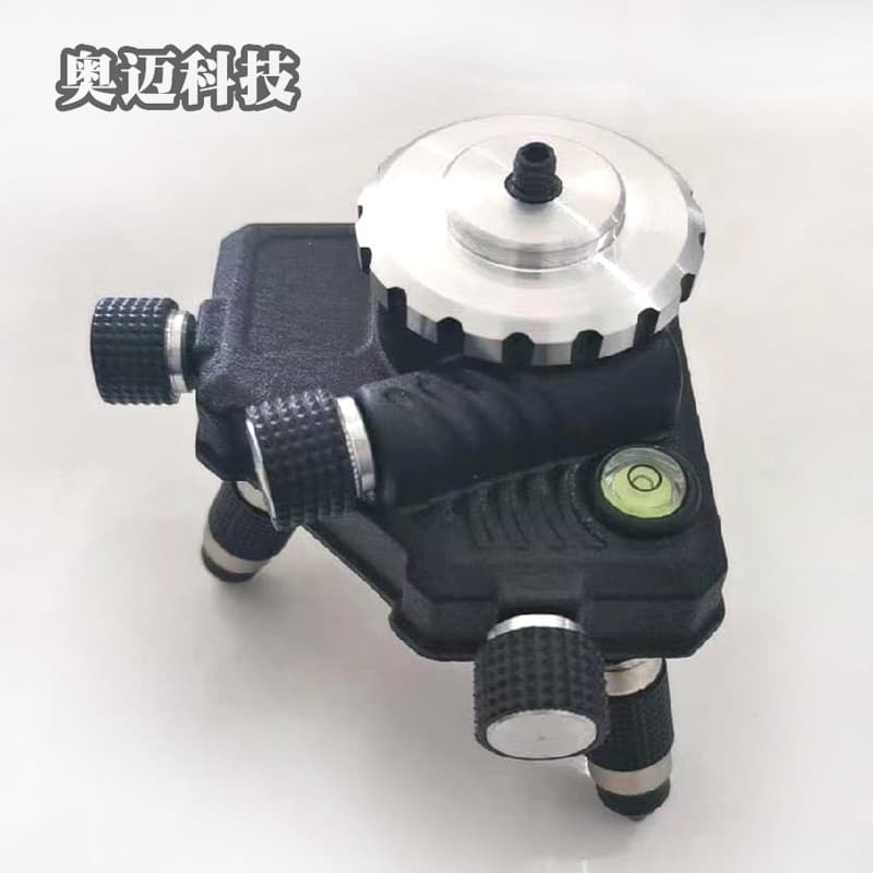 Aluminum Alloy Leveling Base Translation Stage 0.4KG Adapter Screw D5/8 Azimuth Stereo Wall-Mounted Instrument Pan-Tilt Head