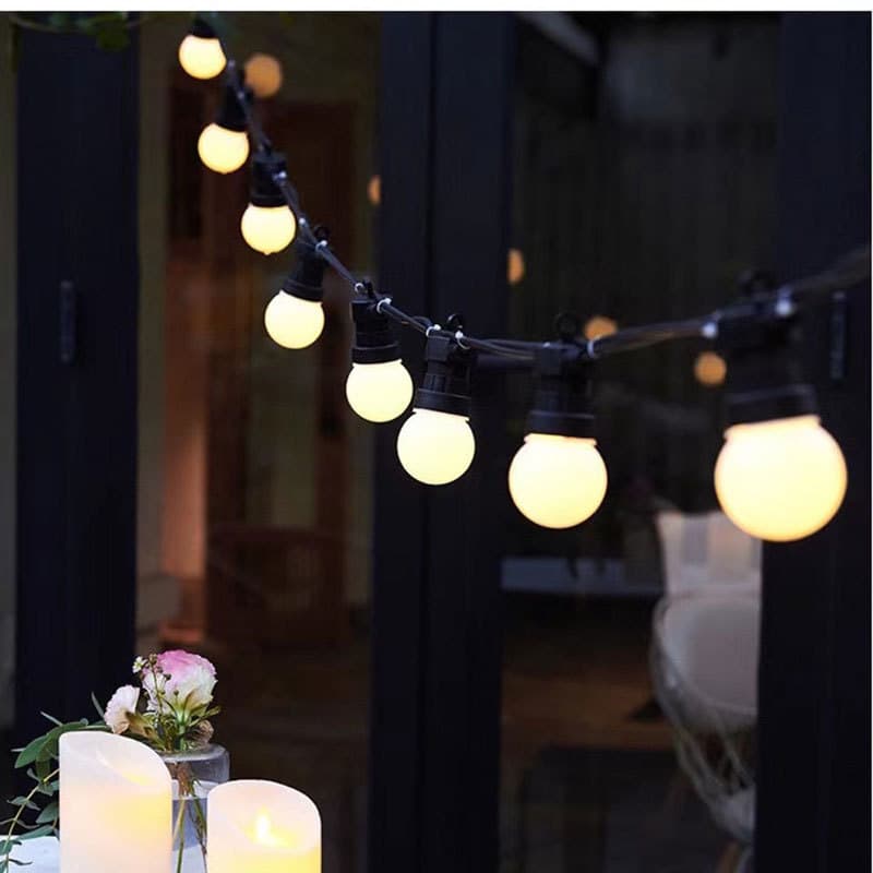 G50 bulb light string Christmas wedding light bulb solar garden led decorative light outdoor camping marquee wholesale