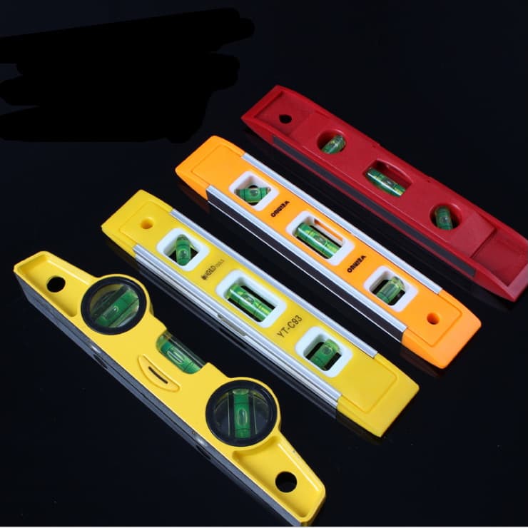 High Precision Square Bubble Torpedo Level Hanging Photo Cylinder Level Magnetic Air Conditioner Installation Spirit Level Bubble