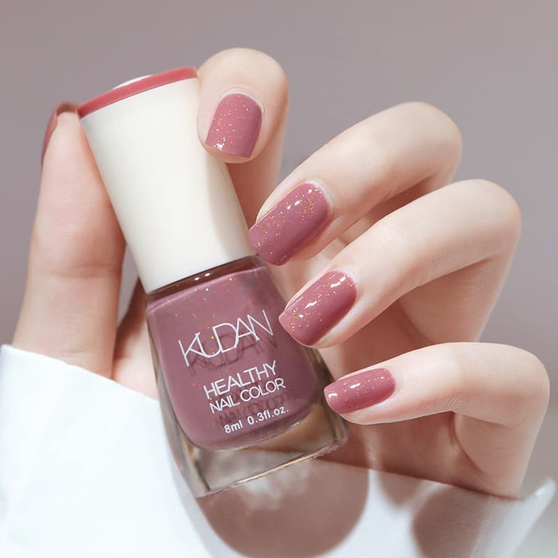 New Arrival Colorful Nail Polish, Shiny, No-Bake, Non-Peel, Transparent Nail Polish, Base Coat, Nude Nail Art