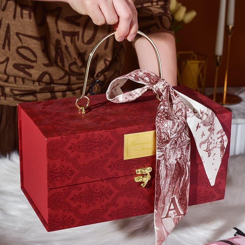 Birthday gift box premium empty box large packaging box girls' gift box souvenir box wedding bridesmaid