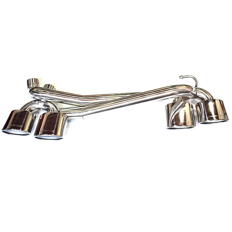 Exhaust Pipe Modification for Mercedes-Benz C-Class W204 180/200/260 Single Side to AMG C63 Quad Exhaust Tips
