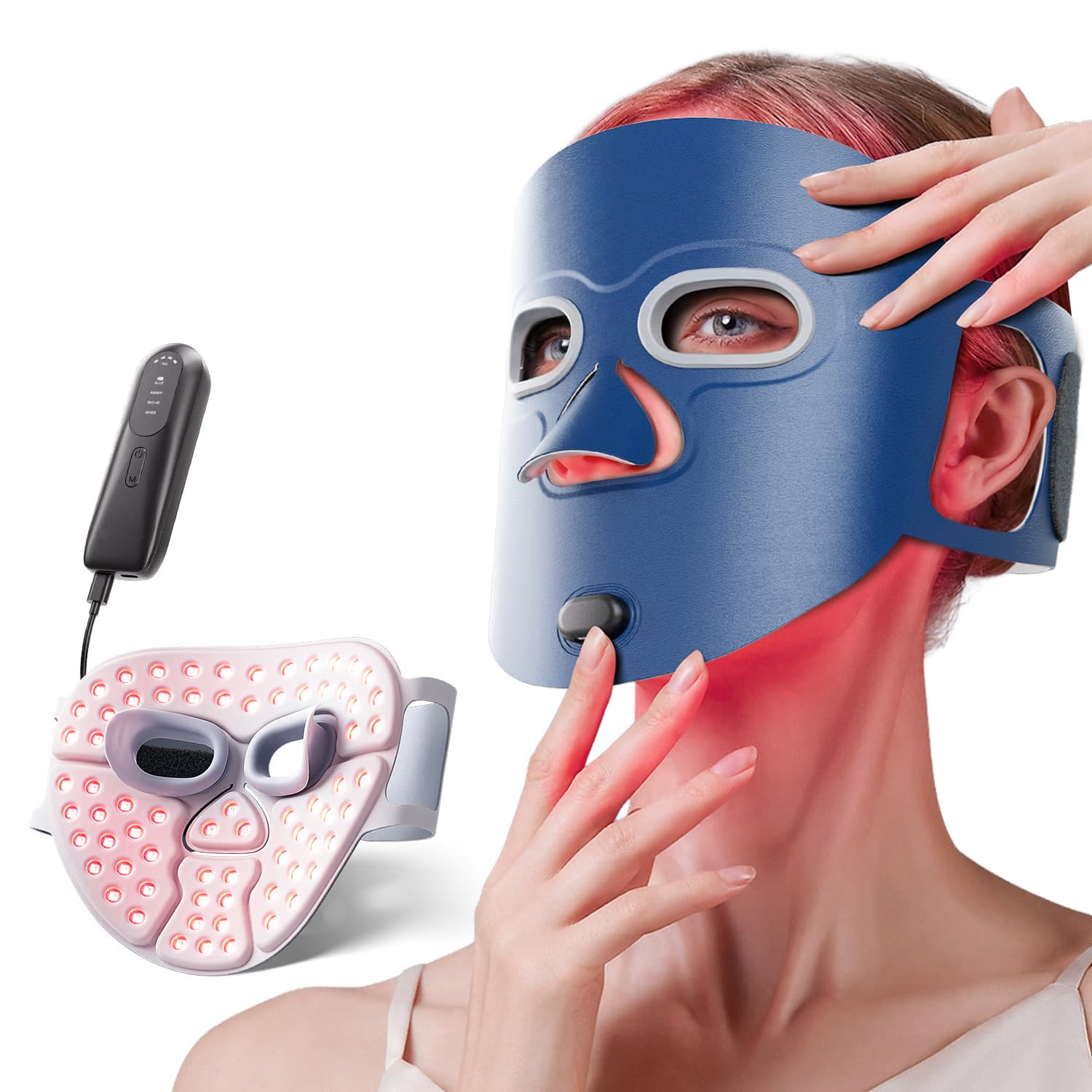 Spectrum Beauty Mask, LED Photon Mask Device, Home Facial Light Care Device, Large Panel Light Beauty Device