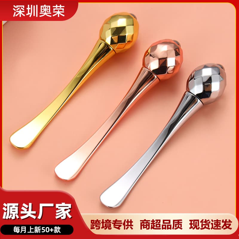 Eye Cream Stick Metal Rollerball Face Cream Spoon Beauty Stick Eye Massage Rod Face Lifting Tool Skin Care Cosmetic