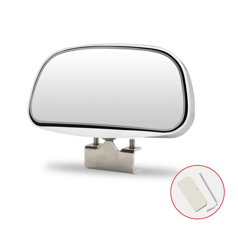 Car Rearview Mirror Auxiliary Blind Spot Mirror Add-on for Training Vehicles Wide Angle Large Field of View