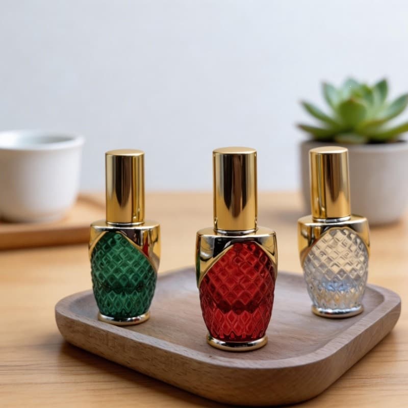 Wholesale 10ml Perfume Refill Bottle Glass Sample Perfume Oil Refill Bottle Portable Press Spray Bottle Empty Bottle