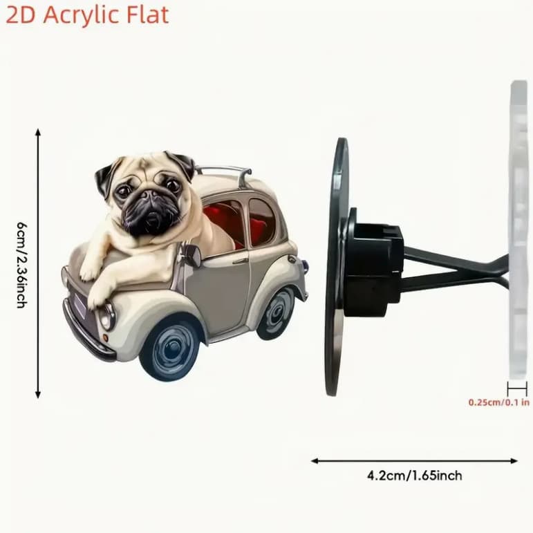 Overseas cross-border sweatshirt kitten finished ventilation clip car decoration aromatherapy cute acrylic waterproof decoration