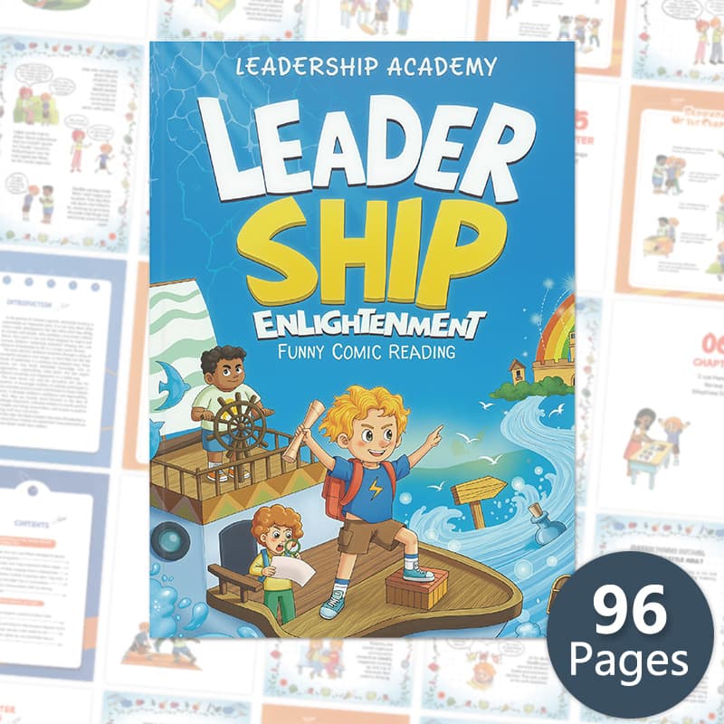 Cross-Border Bestseller Leadership Academy Children's Leadership Development Fun Comic Enlightenment Reading Picture Book
