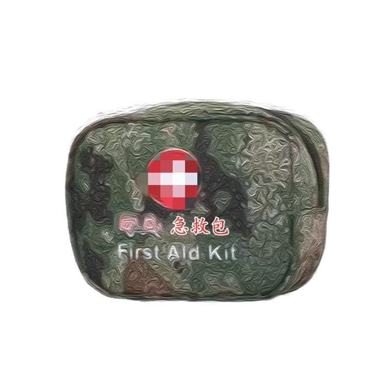 Simple Camouflage Field First Aid Bag Portable Empty Bag Full Set Rescue Camouflage Outdoor Medical Bag Emergency Empty Bag