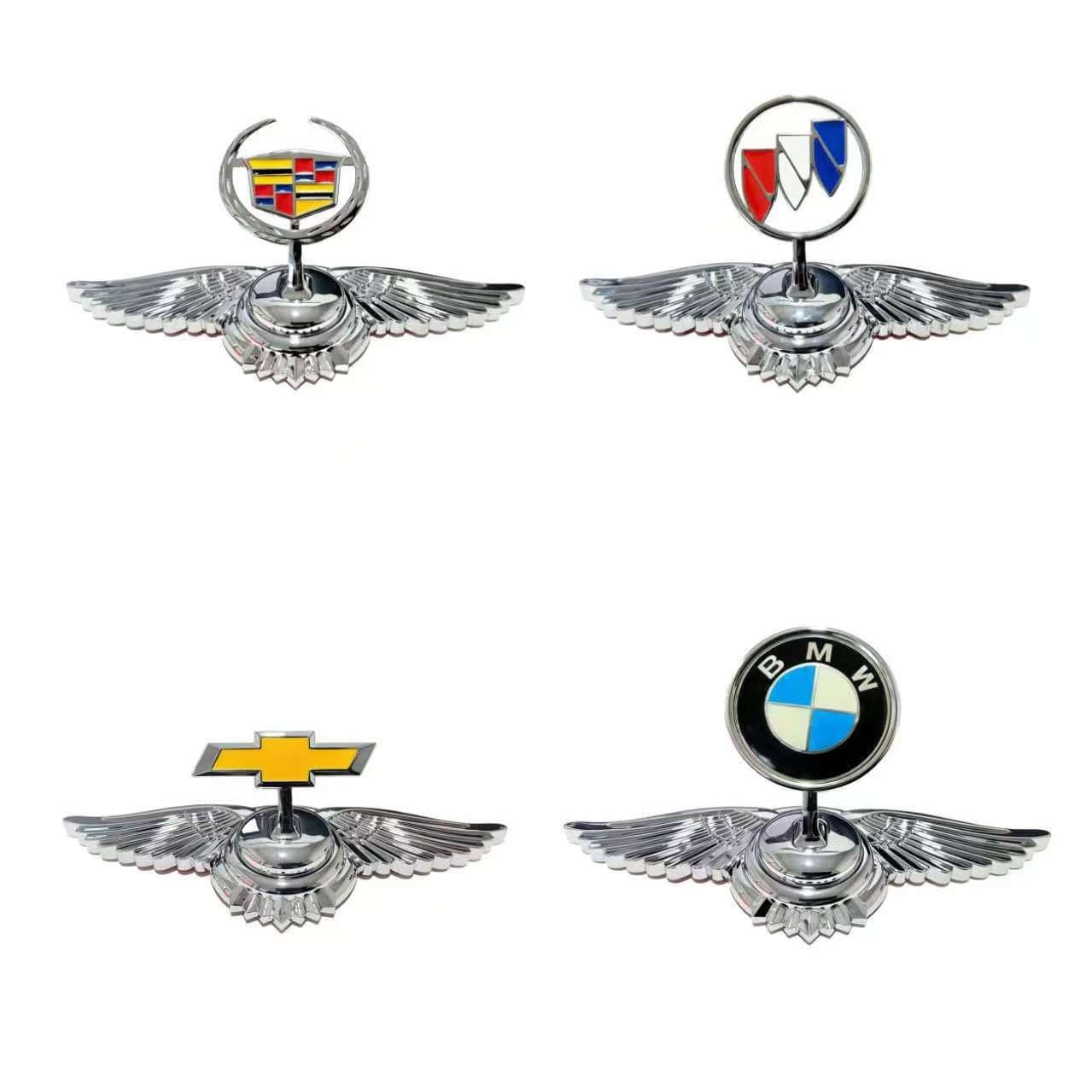 Car hood ornament modification, decorative emblem sticker for Toyota, Honda, Volkswagen, Hyundai...