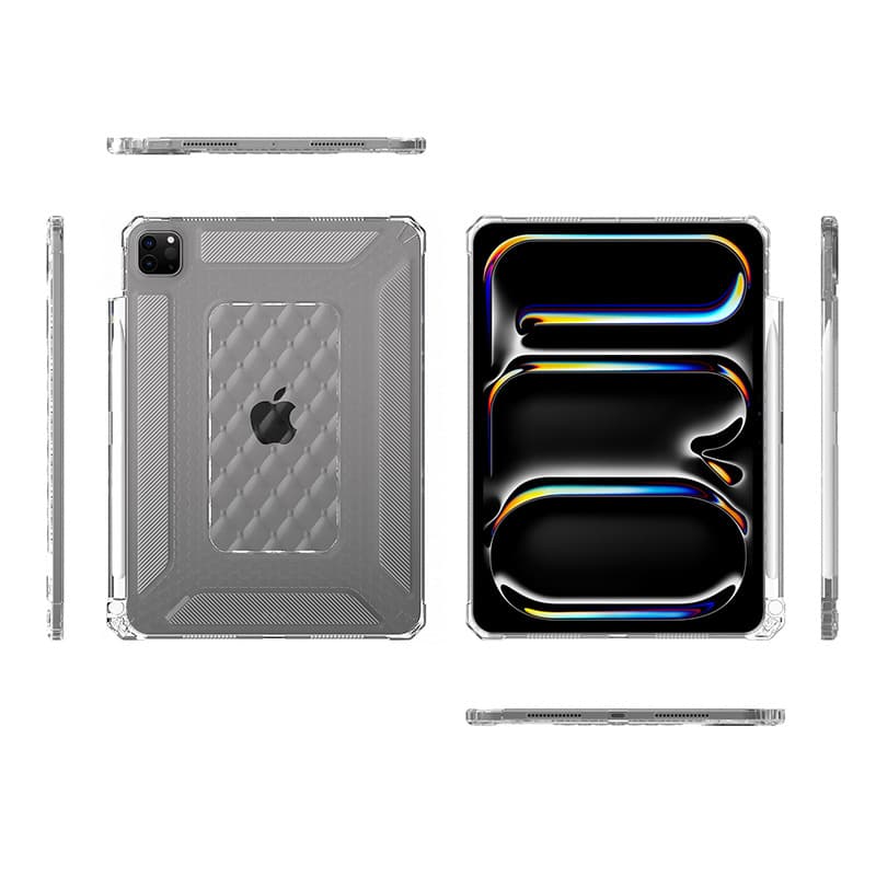 Compatible with iPad Air Case Pro11 Air11 13 Mini78 M4 M5 2026 Transparent Shockproof Shell