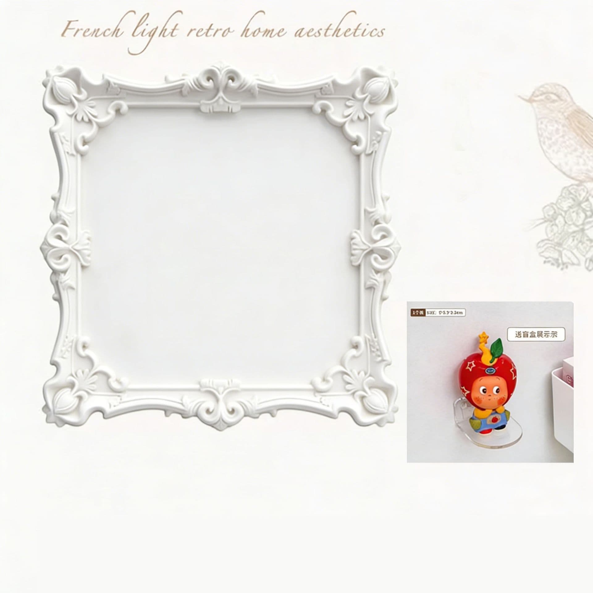 Transparent Acrylic Wall Mount for Figure Base, Single Small Bracket, Entryway Blind Box Storage Display Wall Sticker