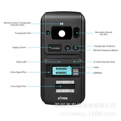 Langren XTOOL KC501 key Programmer X100 PAD3 outdoor car key Programmer