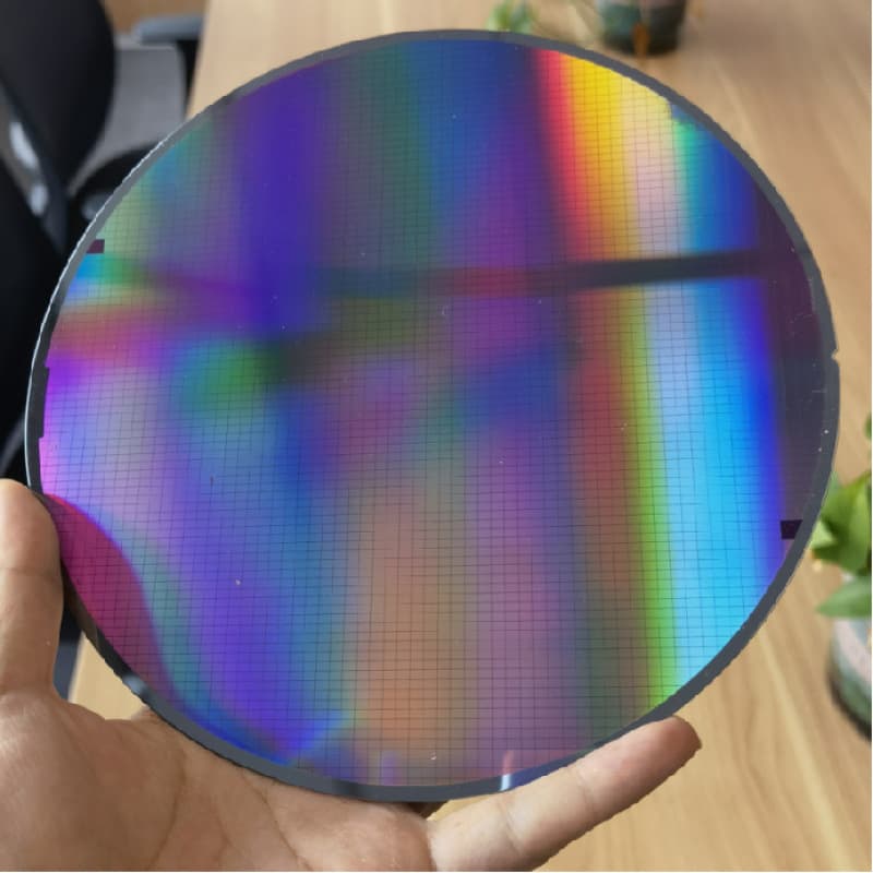 SMIC Wafer Photomask Integrated Circuit Chip Scrap Silicon Wafer for Teaching and Testing