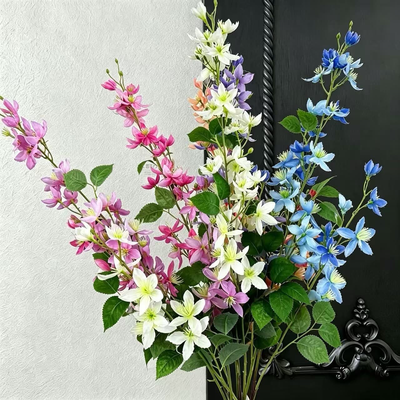 Rain Lily Artificial Flowers for Wedding, Wedding Aisle Floor Row Flowers, Home Living Room Decorative Artificial Flowers